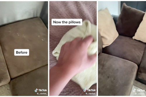 This Cleaning Hack Will Make Your Couch Look Brand-New—and We're Speechless