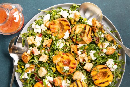 How to Make a Peach Burrata Salad That Feels Like Summer