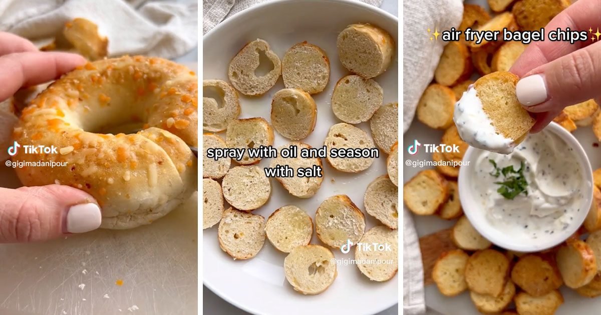 These Air Fryer Bagel Chips Are the Latest Viral Snack We Can’t Get Enough Of