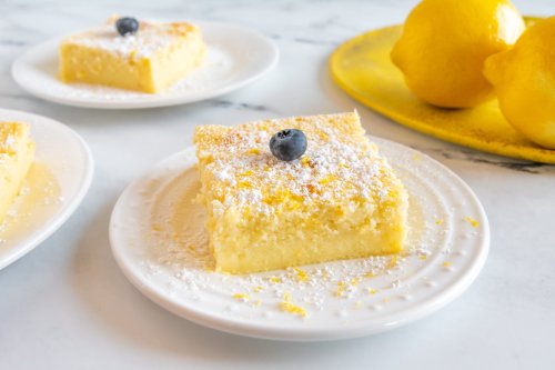 We Made a Lemon Version of the Popular "Magic" Cake—and It's a Hit!