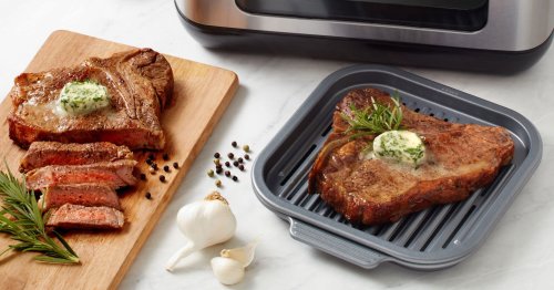 This Air-Fryer Grill Insert Is Ideal for Barbecuing Indoors