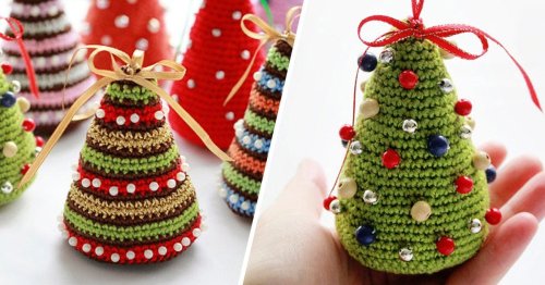 Crocheted Christmas Trees Are the Perfect Holiday Decor—Here's How to Make Them