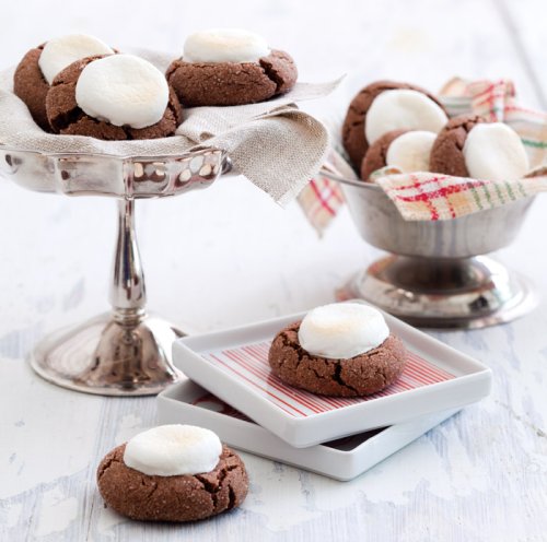 Hot Chocolate Cookies with Toasty Marshmallows - Taste of the South Magazine