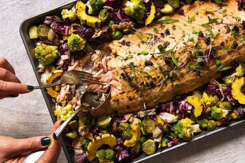 This Maple Sheet Pan Salmon Will Satisfy The Whole Family