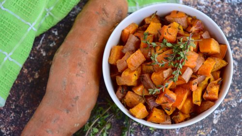 You Should Start Adding Canned Tuna To Your Sweet Potato Dishes