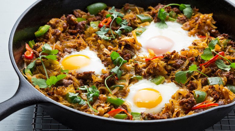 One-Pan Chorizo Hash Is What Breakfast Dreams Are Made Of