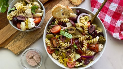 Veggie Antipasti Italian Pasta Salad Recipe