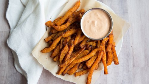 Butternut Squash Fries With Creamy Chipotle Sauce Recipe