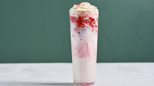 Copycat Starbucks Strawberry Merry Cream Blended Cream Frappuccino Recipe