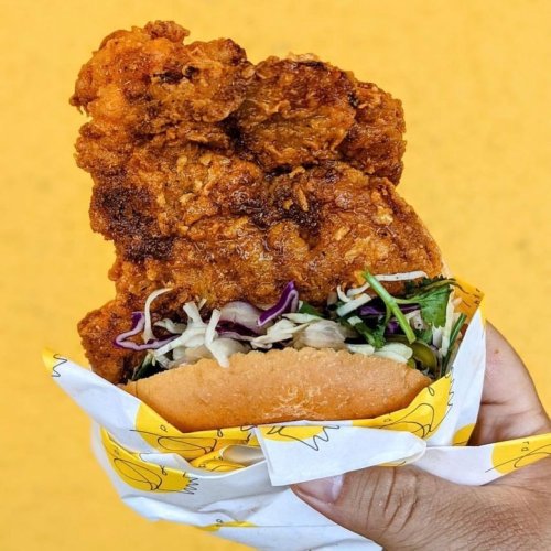 One Of L.A.'s Hottest Chefs Is Frying Up Sichuan Fried Chicken Sandos In A Strip Mall