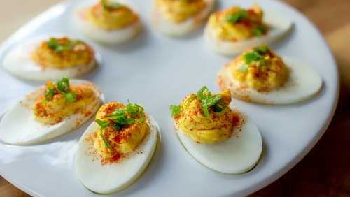 Elevate Your Deviled Eggs With A Sweet And Crunchy Twist
