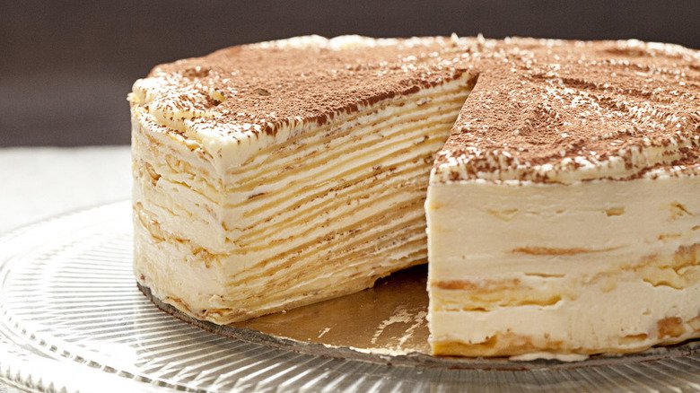 Mille-Crepe Tiramisu Birthday Cake Recipe - Tasting Table