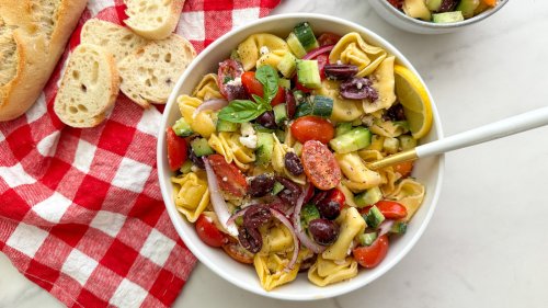 Tortellini Greek Salad Recipe
