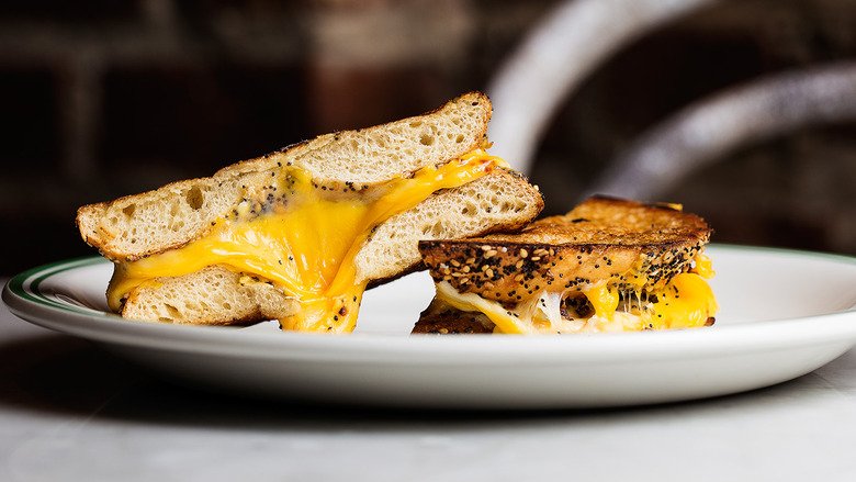 Everything Bagel Grilled Cheese Is The Lunch Upgrade You Need