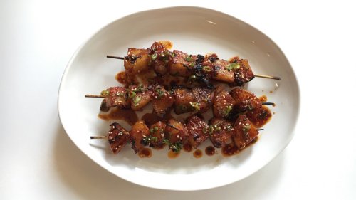 Aisoon Skewers (Grilled Daikon)