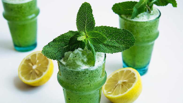 Frozen Mint Lemonade Recipe | Tasting Table
