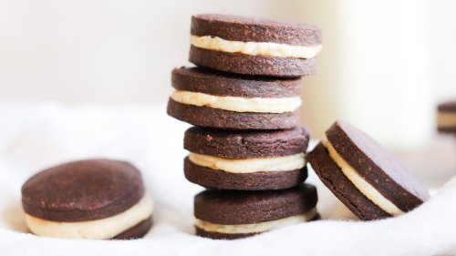 Chocolate Peanut Butter And Hazelnut Sandwich Cookies Recipe