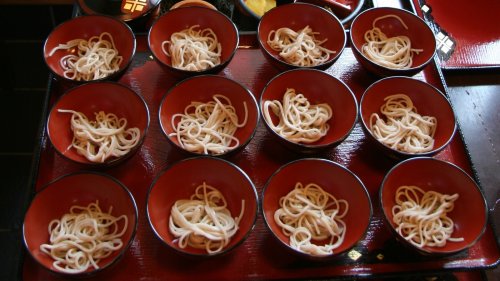 Japan's Wanko Soba Is A Joyful All-You-Can-Eat Noodle Experience