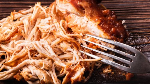 The Ingredient That Allows You To Make Perfect Pulled Chicken Fast