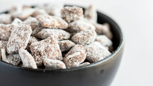 Chocolate-Coconut Puppy Chow Recipe - Tasting Table