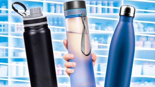 The Clever Way To Store Your Water Bottle Collection In The Pantry
