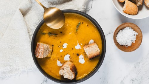 Silky Carrot Apple Soup Recipe