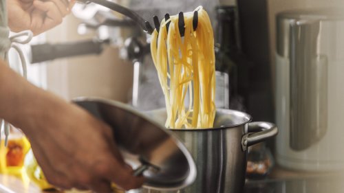 You'll Never Boil Pasta In Water Again After Trying This Simple Swap