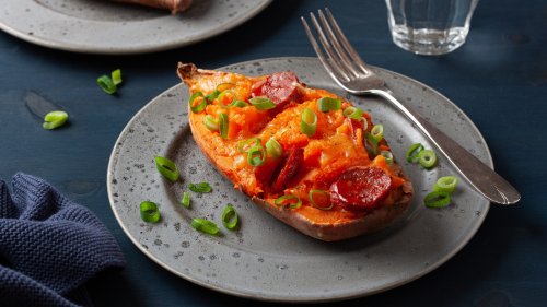 The Variety To Avoid When Making Twice-Baked Sweet Potatoes