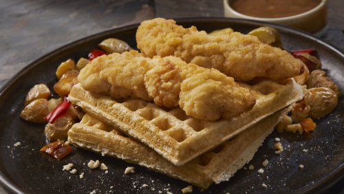 The Secret To Crispy, Craveable Chicken And Waffles Is Using The Same Batter