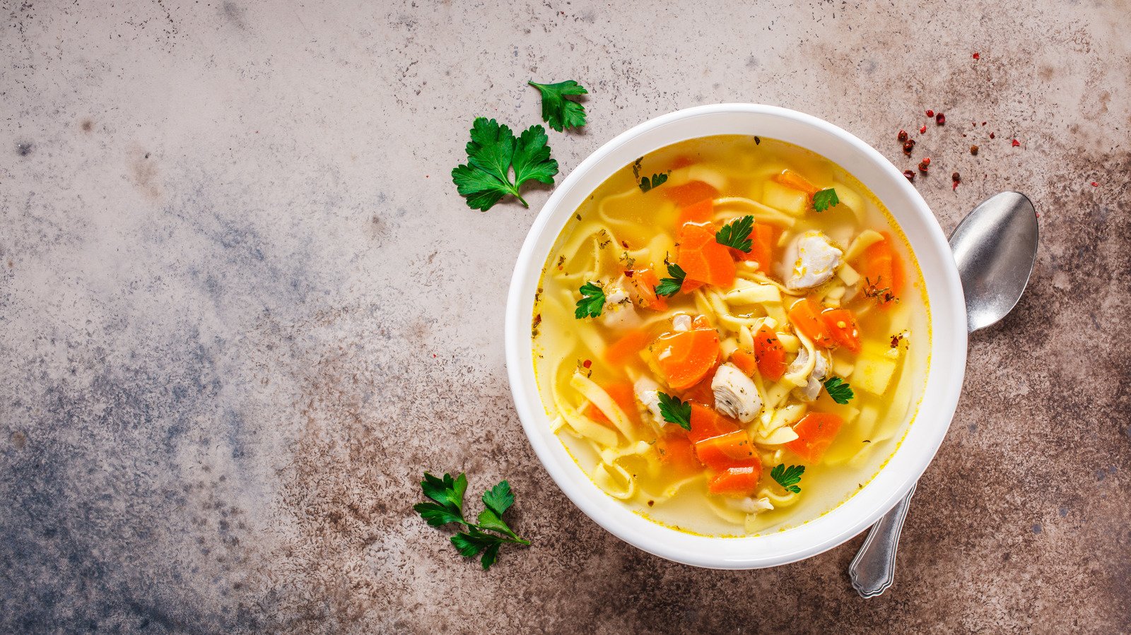 12 Ways To Add Flavor To Chicken Noodle Soup
