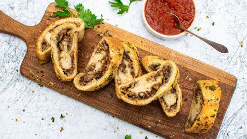 Mushroom And Walnut Stromboli Recipe