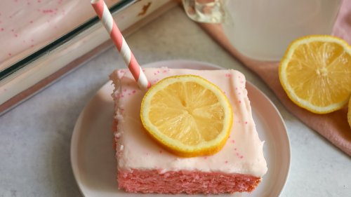 Our Pink Lemonade Sheet Cake Is Terrifically Tart