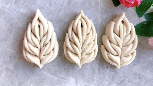 Transform Bread Rolls Into Elegant Leaves With This Dough Technique