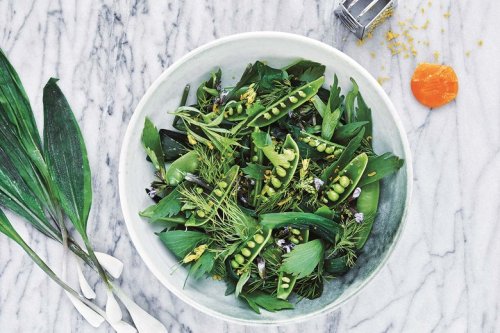 Spring Salad with Ramps and Herbs