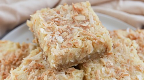 Chewy Sweet Coconut Bars Recipe