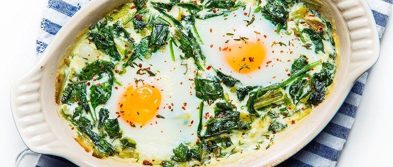 Baked Eggs With Spinach To Start Your Morning Off Right