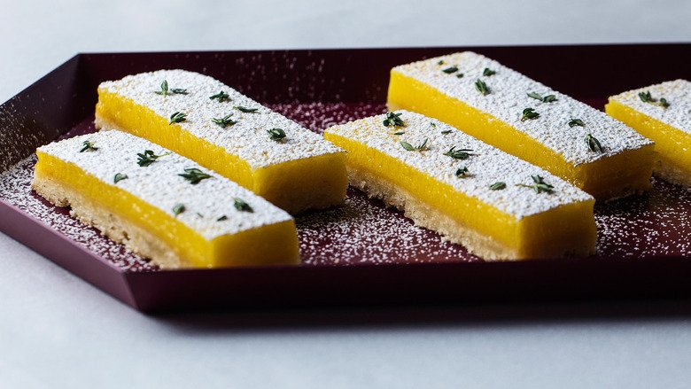 Sweet Lemon-Thyme Bars Will Rule Your Summer