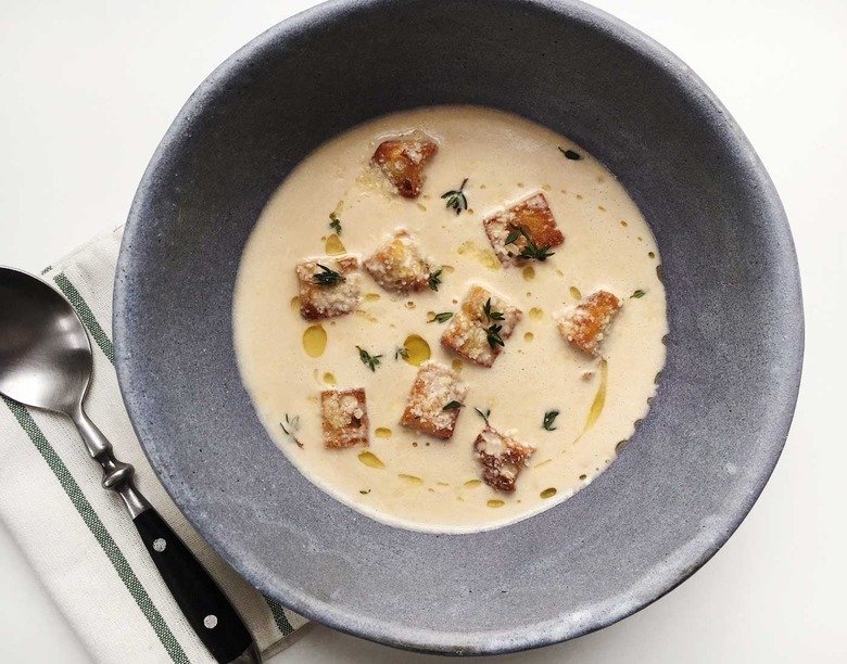 Easy Garlic Soup With Homemade Bone Broth Recipe