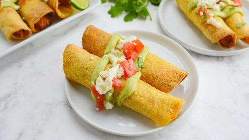 The Pro Tip For Crispy Taquitos Straight From The Air Fryer