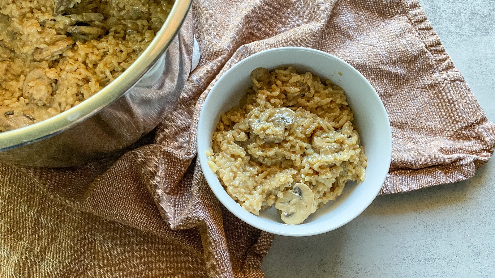 The Easiest Instant Pot Mushroom Risotto Recipe