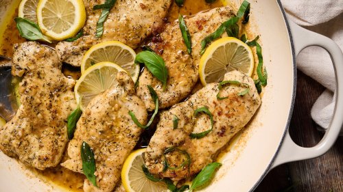 One-Pan Lemon Basil Chicken Recipe