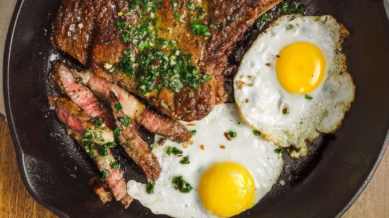 Eggs And Steak Is the Breakfast Of True Champions
