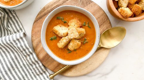 Vegan Roasted Tomato And Squash Soup Recipe
