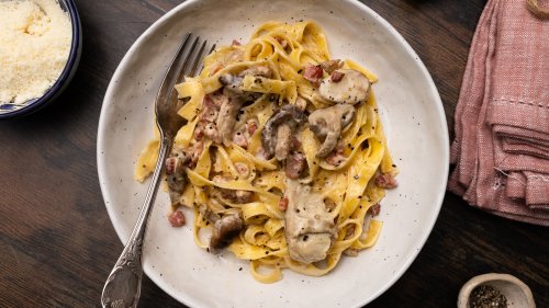 Pancetta And Mushroom Skillet Pasta Recipe