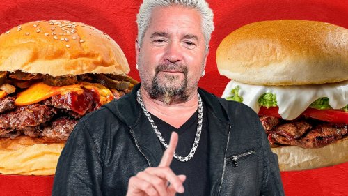 The One Thing You Shouldn't Do When Cooking Burgers, According To Guy Fieri - Exclusive