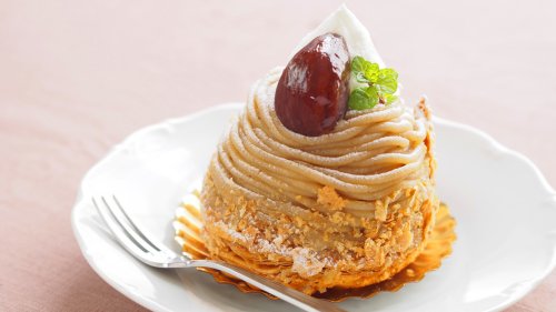 Mont Blanc Is The French Dessert Featuring A Mountain Of Chestnut Puree