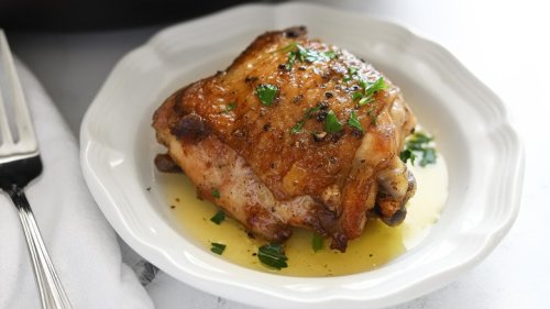 Tasting Table Recipe: Garlic Butter Chicken Thighs Recipe