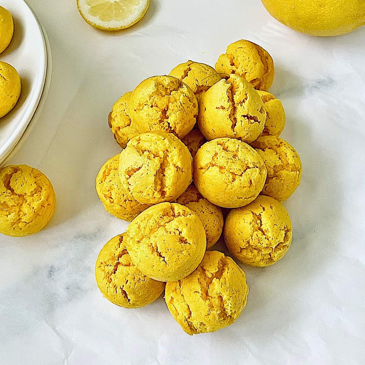 Air Fryer Lemon Drop Cookies - Using an Egg Bites Mold