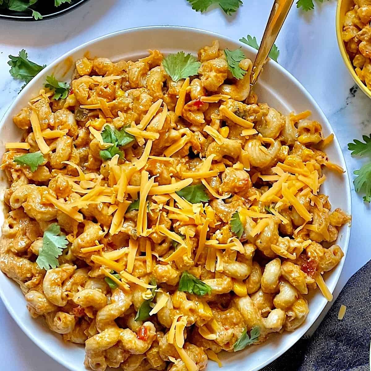 Instant Pot Taco Pasta with Chicken - 30 Minute 1 Pot Meal