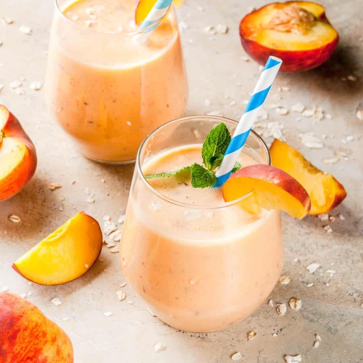 Peach Milkshake
